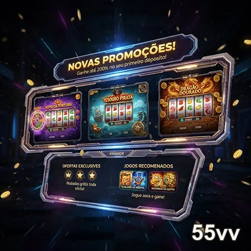 Novas promoções no cassino 55vv, atraentes ofertas e bônus para os jogadores.